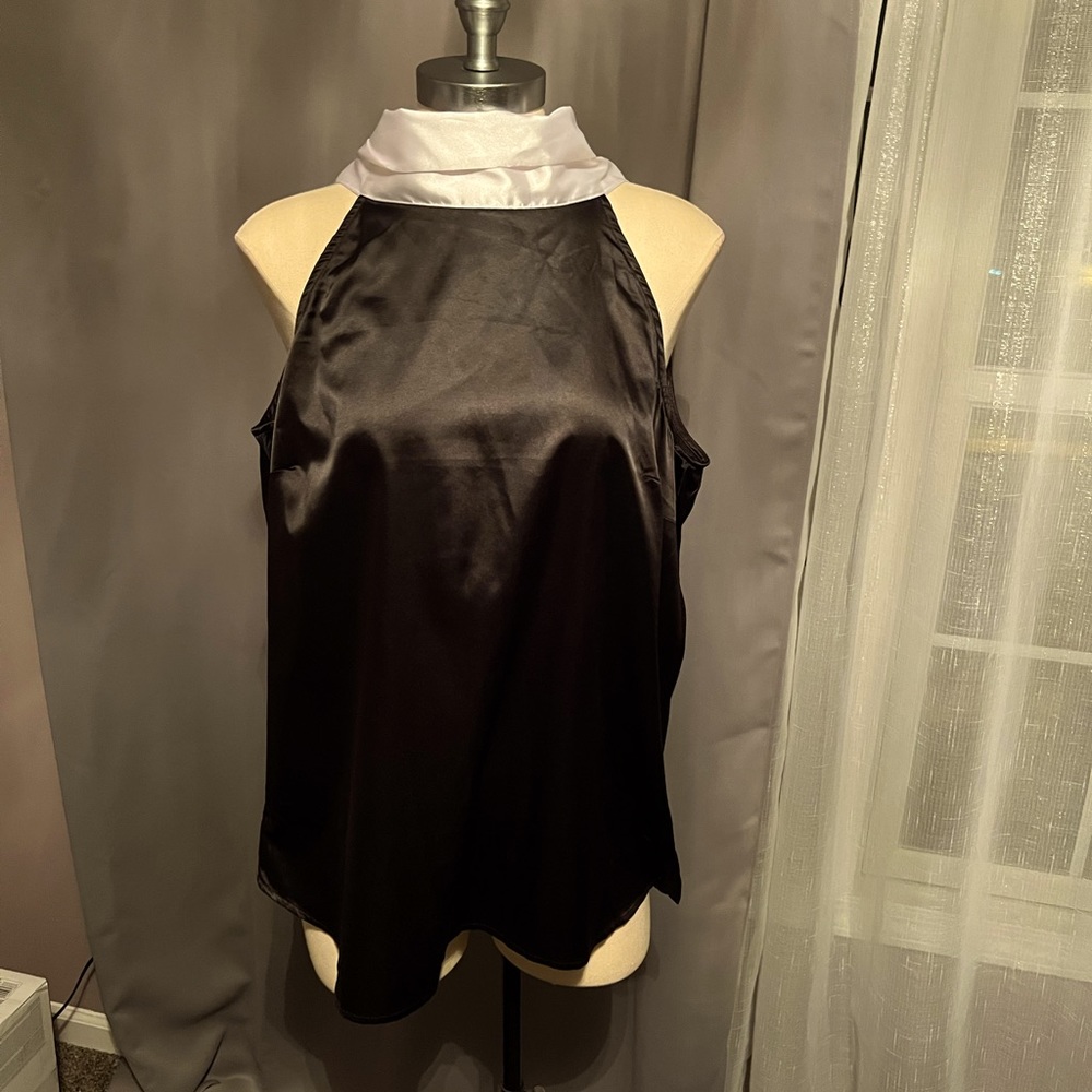 New York and Company bow-back halter top.